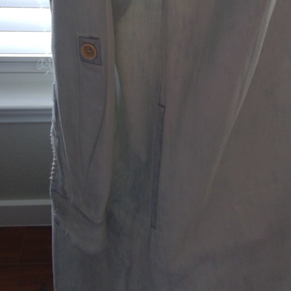 Free People Maxi Duster Dress Button Front - Picture 7 of 8